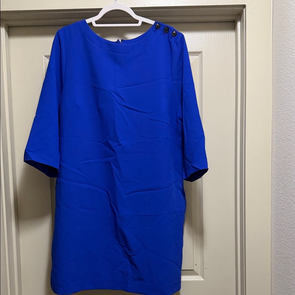Blue Shift Dress